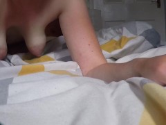 HORNY MILF RIDE DICK WITH HER BOUNCY SAGGY TITS. Amateur homemade video.