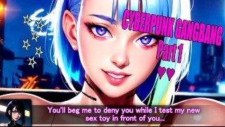 Part I Of The Cyberpunk Gangbang Featuring Multiple Endings Titled Hentai JOI Lucy Kushinada