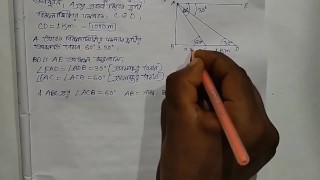 Hoogten en afstanden trigonometrische wiskunde handschoen door Bikash Edu Care aflevering 16