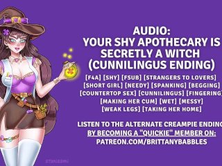 Audio: Your Shy Apothecary Is_Secretly A_Witch (CunnilingusEnding)