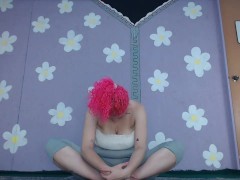 Cute Milf Yoga Workout See Through Leggings Flashing Pierced Nipples