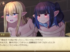 【エロゲ実況(体験版)】#01 無気力天使ちゃんは性活学科の単位が足りない…。 ダウナー系金髪巨乳天使と真面目天使が壁尻状態で尻を揉まれて・・・(RPG人気神同人エロゲー Hentai game)