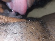 Preview 6 of ebony big clit babe gets pussy ate up yummy 😋 😜 🤪 😍 😘
