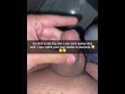Preview 2 of Famous snapchat hottie decided to give a chance to unknown small dick who knows how to suck