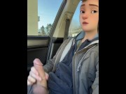 Preview 3 of portait mode full face and dick out in public while driving follow & support $ for more
