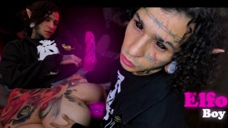 Elf guy fucks a big ass latina and spills all his cum inside her pussy