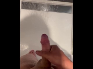 Jerking off and Cumming on a Table