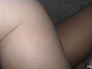Preview 6 of Pink lips teen pussy dripping on my big balls ! 18 yo