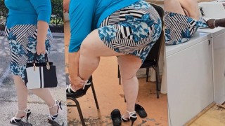Female property manager fucked stranger - (bbw ssbbw, Fat ass, big butt, thick ass, big booty) Pov