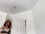 Preview 2 of panty sniffing contractor made to lick pussy - full video on Veggiebabyy Manyvids