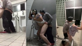 Aya_Cat Japoński Crossdresser Ayumi Obciąganie Seks Analny Sperma W Publicznej Toalecie 034