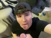Preview 2 of Cum on my Tongue