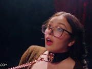 Preview 4 of Deeper. Timid Leana is leashed and fucked hard by dom Maximo