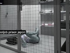 jail self footjob Japan prison