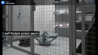 jail self footjob Japan prison
