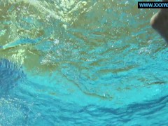 Kittina submerges herself in to the hot pool - Screenshot 5 of 16 - Hungarian Babe