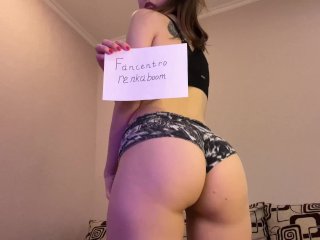 verified amateurs, small tits, 18 year cute girl, butt