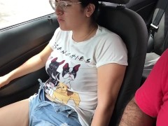 Hot Latina plays with the uber driver - Screenshot 8 of 16 - Latin