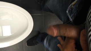 piss in public stall