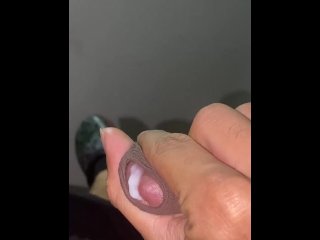Enjoy how my mouth screams with pleasure for this rich handjob until I cum