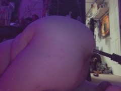 Getting fucked by my sex machine until I make a mess 💦
