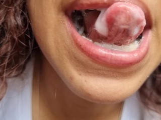 I SUCK his COCK in a Park and I Swallow all his CUM