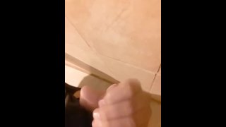 Solo Male Cumshot Video in Mexico in Shower (New User)