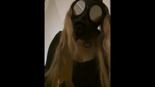Gas mask temptress