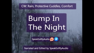 Hablar de almohadas- Consolarme después de escuchar un ruido en la noche F / A