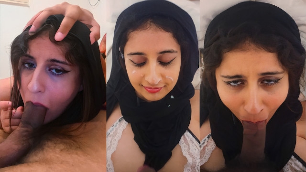 Facefuck Hijab - Shy Muslim Deep Throat Fuck & Big Facial - Pornhub.com