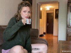 Отодрал жену друга во все дырки за долги (With subs) 1/16