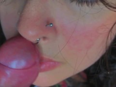 My stepmom smells my dick