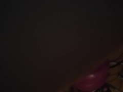 Wax play with pussy
