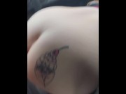 Preview 2 of Tattooed ass bent over truck fuck
