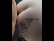 Preview 5 of Tattooed ass bent over truck fuck