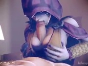 Preview 4 of Seris Titty Fuck Cumshot (Twitchy) [Paladins]