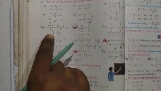 Lineaire gelijktijdige vergelijkingen wiskundehandschoen door Bikash Edu Care aflevering 5