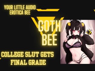 anime porn, goth girl, college, erotic audio