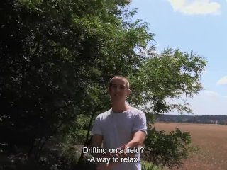 BIGSTR - Desperate Guy Asks A Stranger For Help With his Car But He Wants His DIck For Exchange