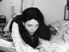 Полина из Tiny Bunny завалила Ромку|Минет|Догистайл|Косплей|Чёрно-Белое| - Screenshot 14 of 16 - Black And White