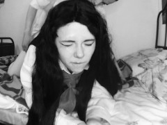 Полина из Tiny Bunny завалила Ромку|Минет|Догистайл|Косплей|Чёрно-Белое| - Screenshot 16 of 16 - Tiny Bunny