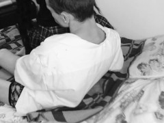 Полина из Tiny Bunny завалила Ромку|Минет|Догистайл|Косплей|Чёрно-Белое| - Screenshot 8 of 16 - чёрно белое