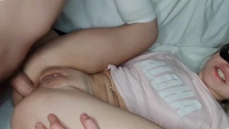 She drives me crazy! Gentle real anal sex