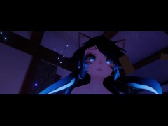 My GF rides me while we play VRCHAT (HOT MOANS)