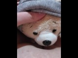 Letting my plushie eat me out