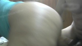 I managed to convince my wife to show her big ass tight hole and pussy to a friend of ours on skype