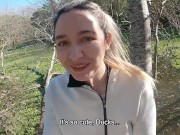Preview 1 of Blowjob in the National Park, Public sex!