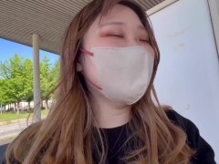 【個人撮影】リモコンバイブを入れて彼氏と初めてのお散歩♡家族で賑わう公園のベンチでイッちゃった♡ HENTAI/ハメ撮り/素人/初体験/プチ露出 - Screenshot 10 of 16 - Kawaii Girl