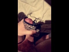 Cumming with Step Sister panties