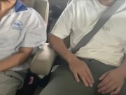 Preview 1 of "Voices Leak Outside: ......" Couple having pounding sex in car